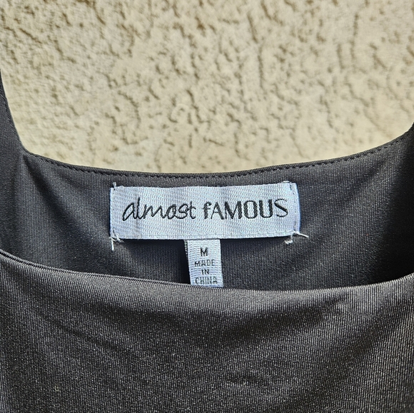 Almost Famous Long Black Dress - Picture 3 of 6